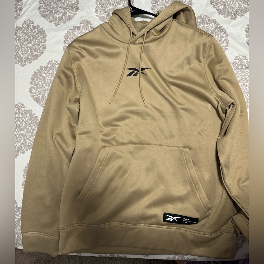 Reebok Khaki Pullover Hoodie